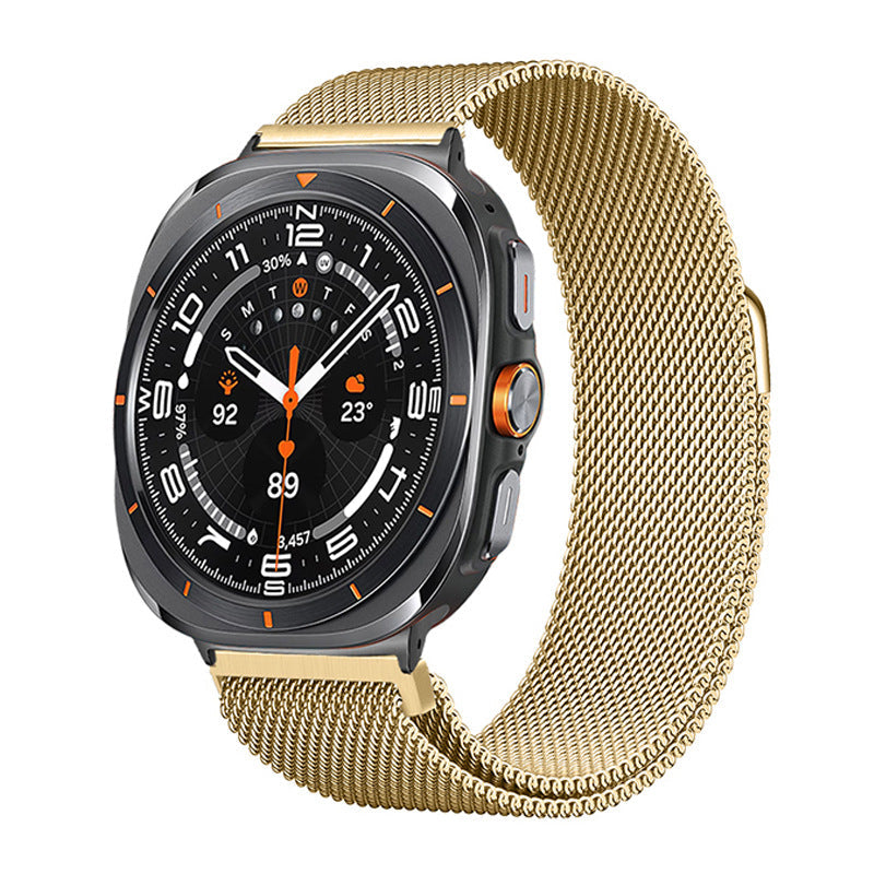 Milanese Loop -ranneke magneettisulkimella Samsung Watch Ultra -kellolle