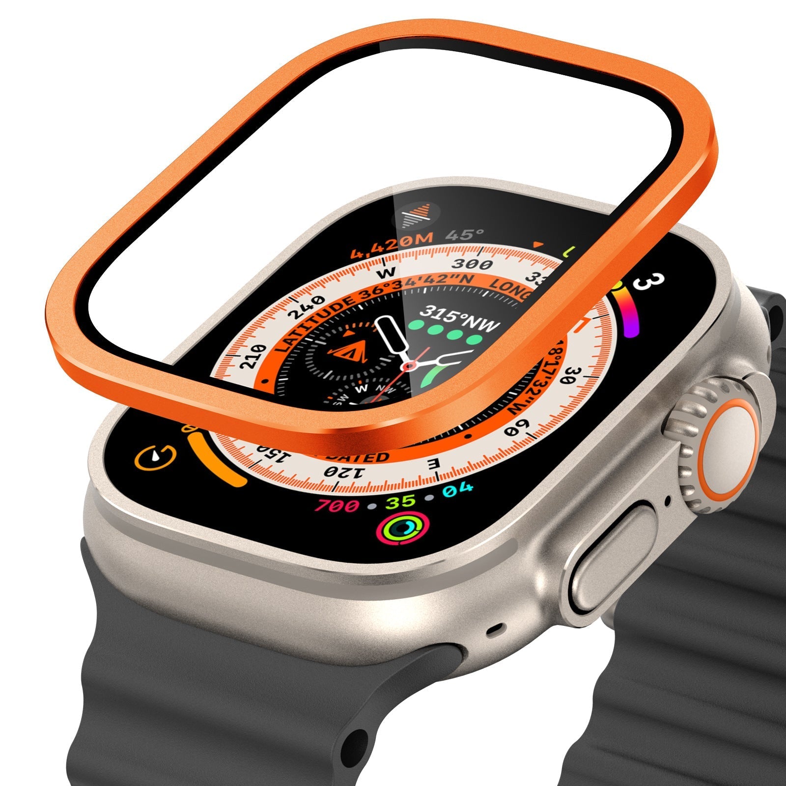 Titanium skjermbeskytter til Apple Watch Ultra 2/Ultra