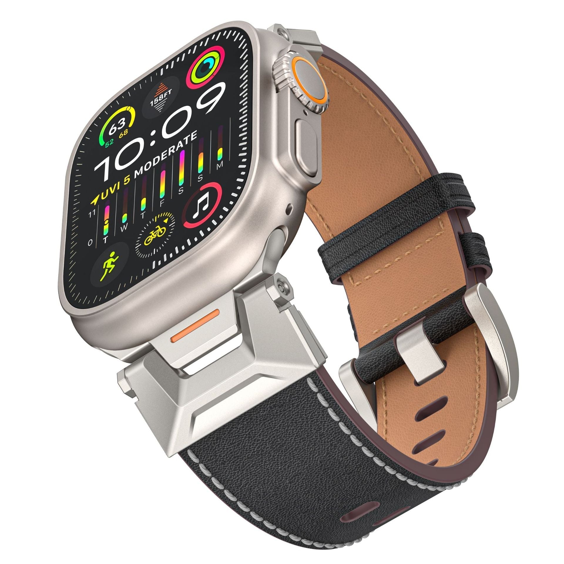 Nieuwe Explorer Leren Band Voor Apple Watch