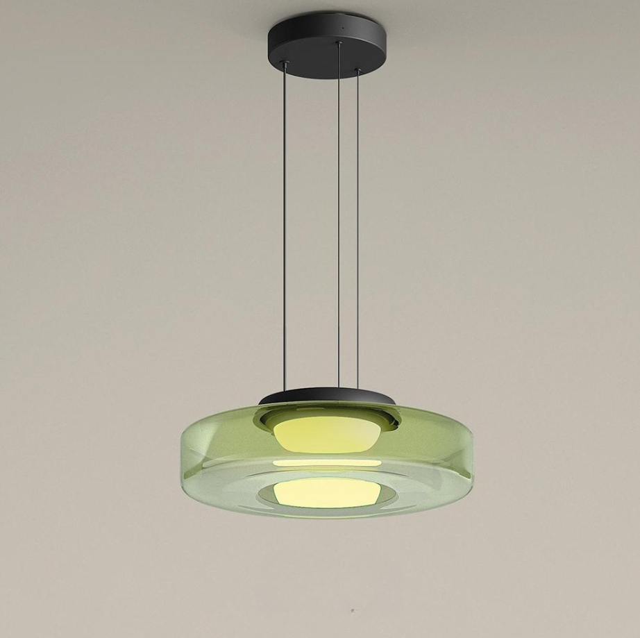 Glazen hanglampen in Bauhaus-stijl lamp