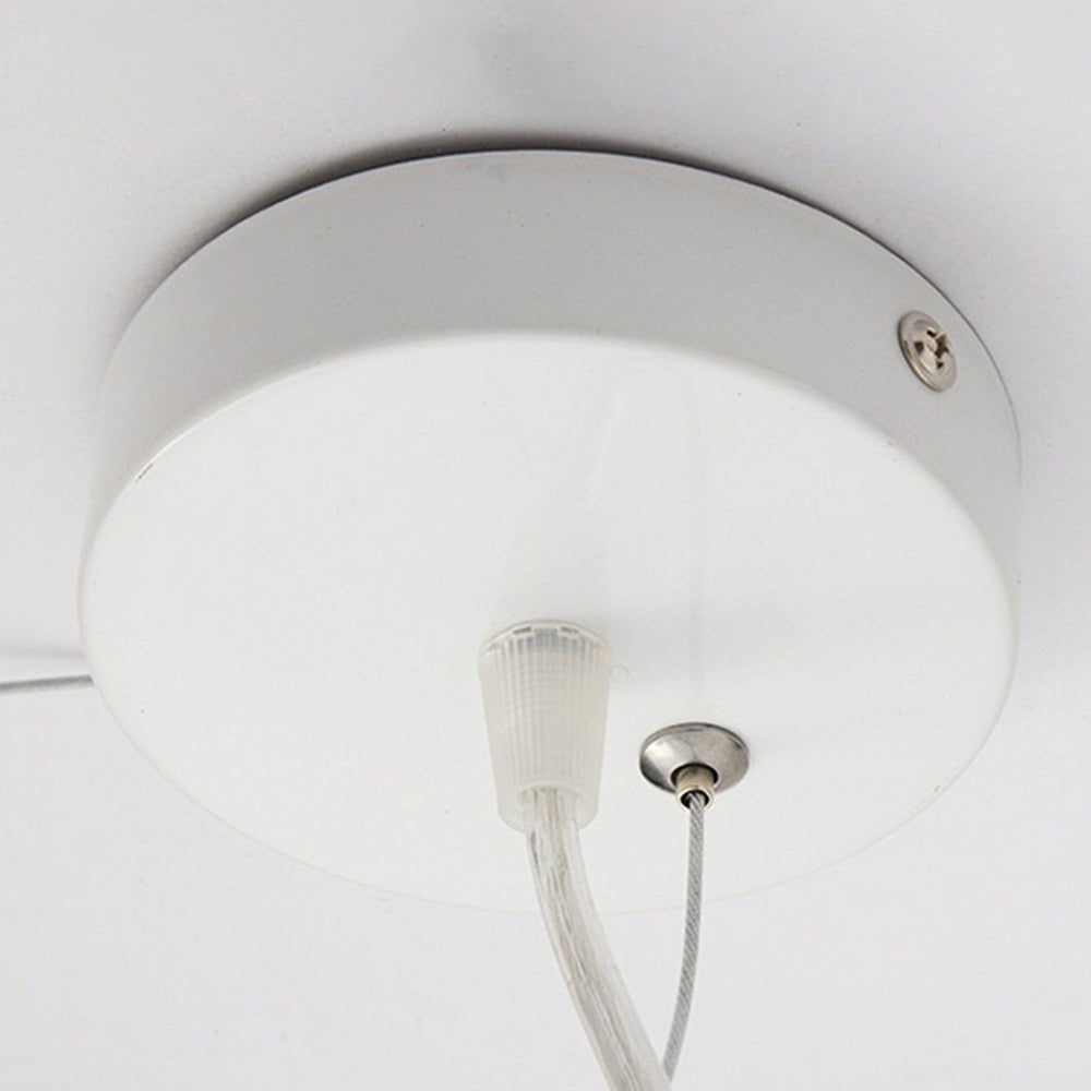 Lâmpada Pendente LED Minori Design Cloud PVC/Algodão Branca