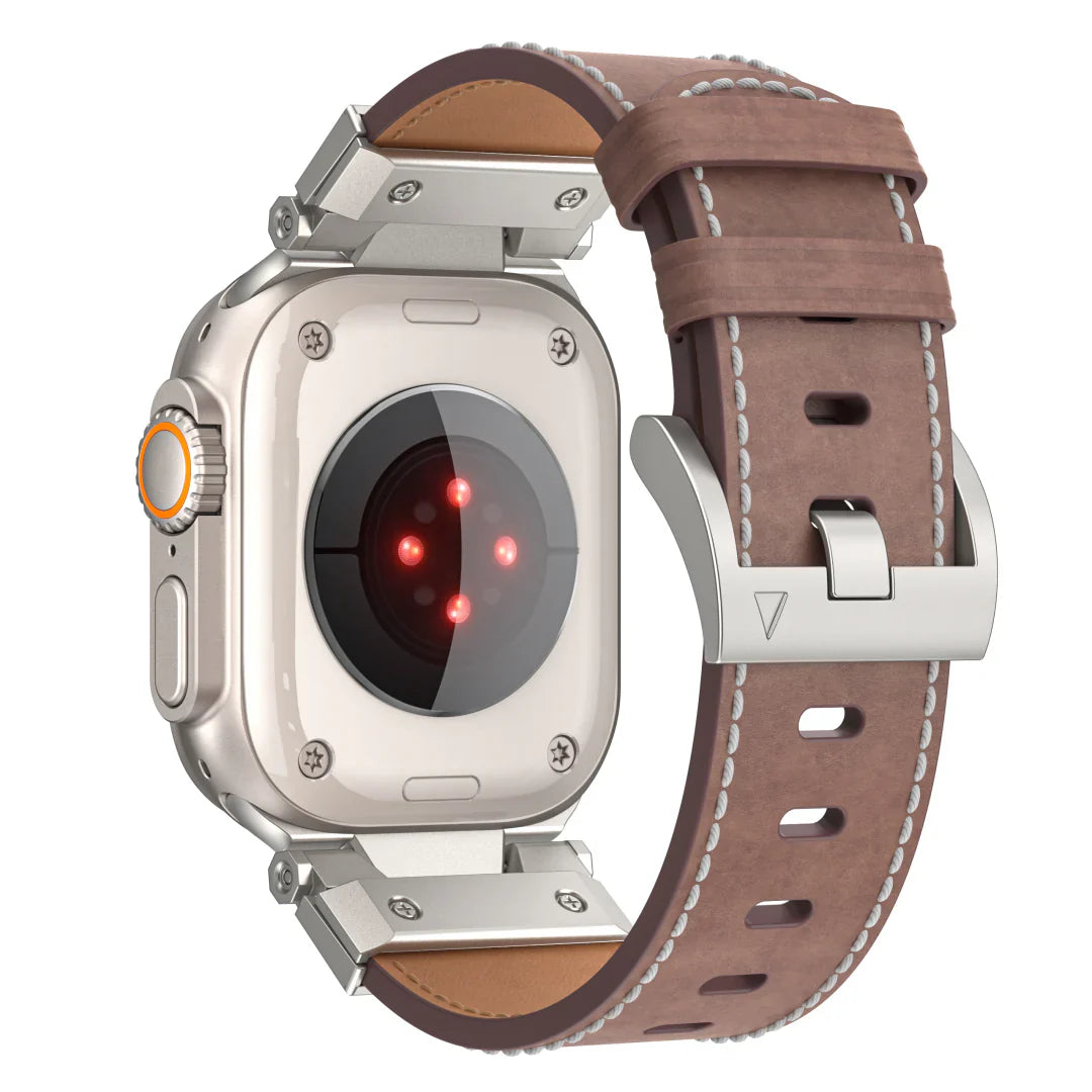 Mecha lærrem for Apple Watch