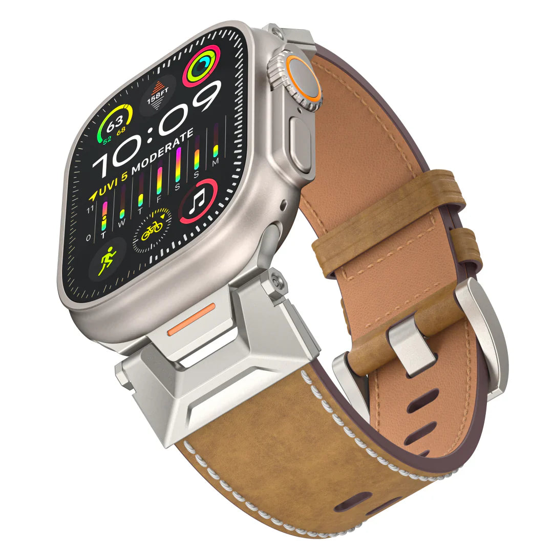 Correa de Cuero Mecha para Apple Watch