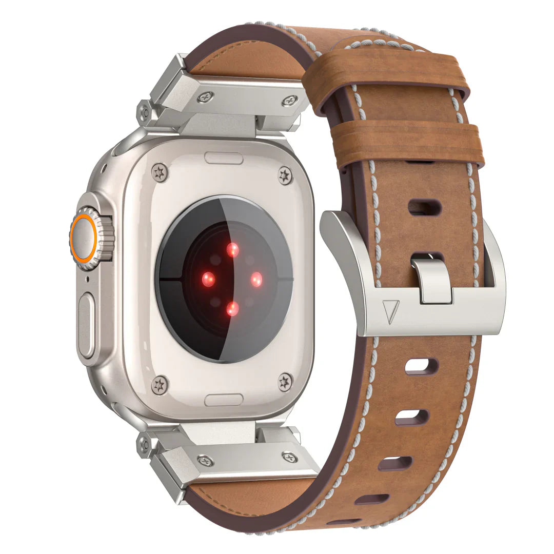 Mecha Bőr Szíj Az Apple Watch-hoz