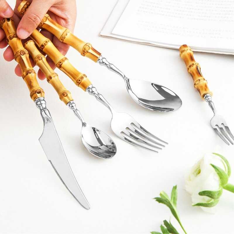 Natural Bamboo Cutlery Set