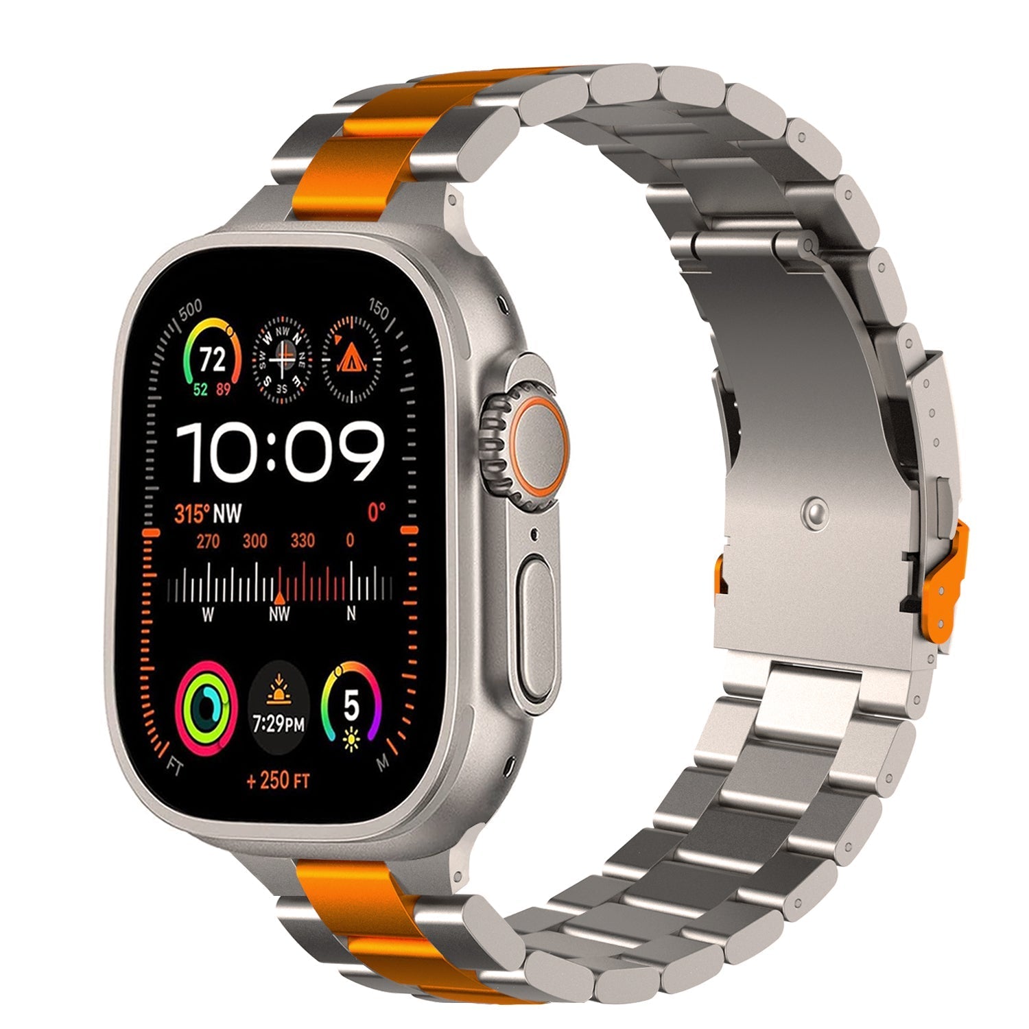 Üzleti Stílusú Titán Gyűrű Az Apple Watch-hoz