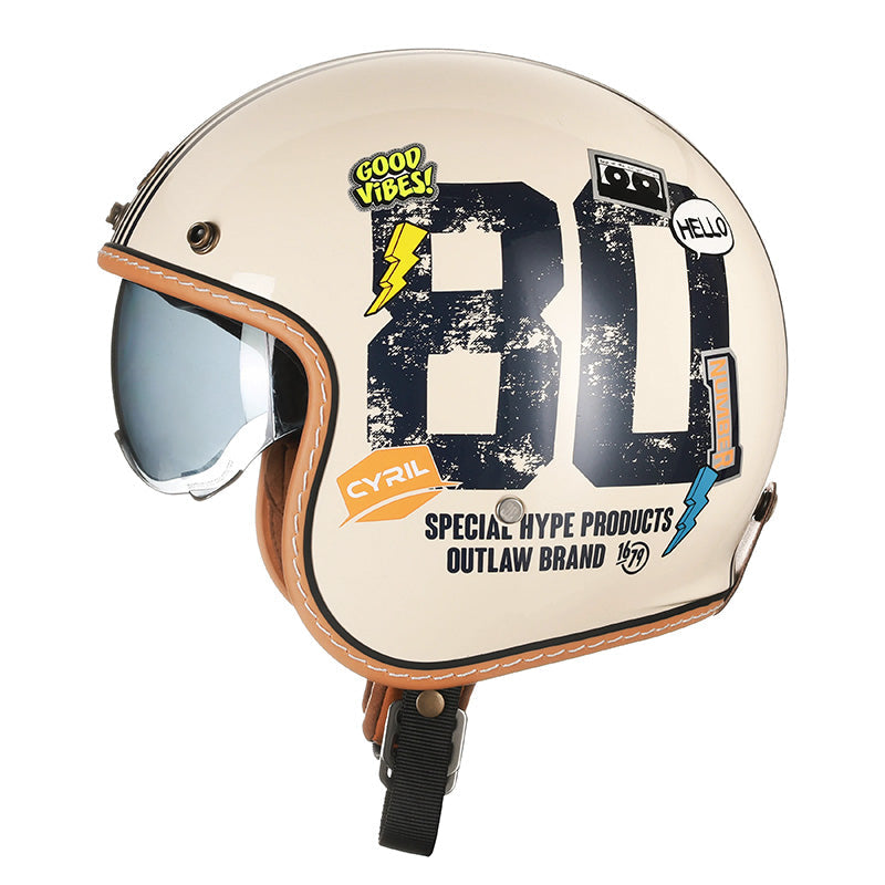 Casque ouvert Retro JetLite