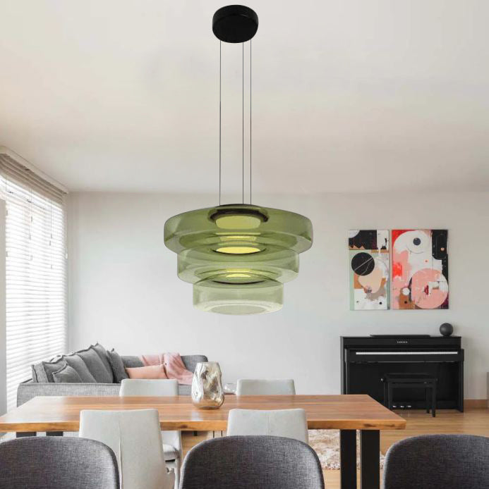 Glazen hanglampen in Bauhaus-stijl lamp