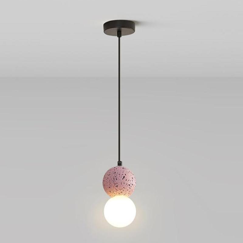 LumiValentina - Lampe suspendue LED moderne en verre