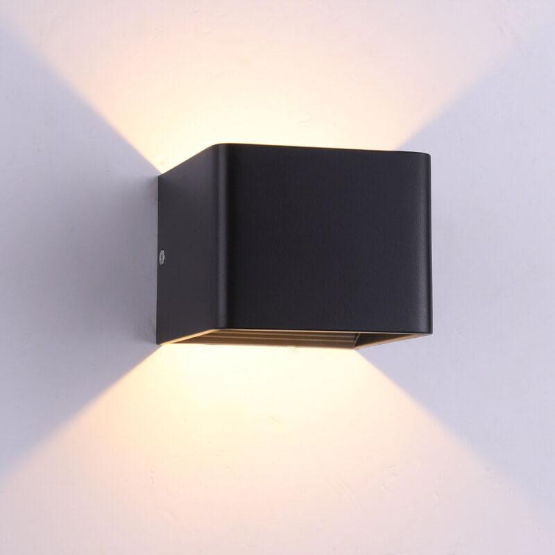 Lampa ścienna LED Mini Kwadratowa Aluminiowa