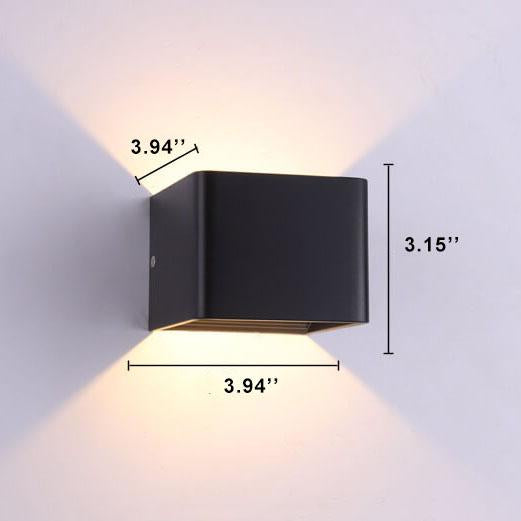 LED Mini Square Wall Lamp Aluminum