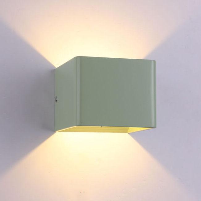 LED Mini Square Wall Lamp Aluminum