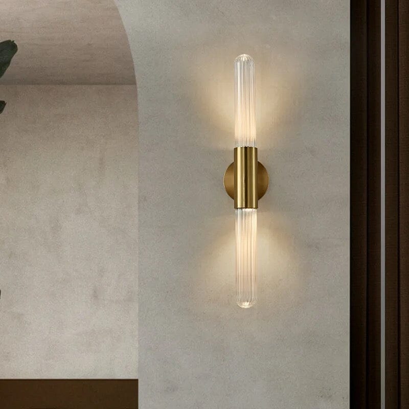 Nisa Glass Pole Lamp