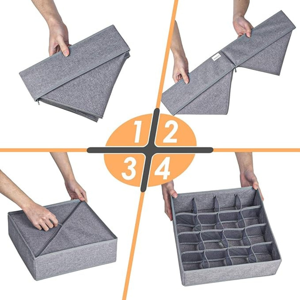 Foldable Sock and Underwear Organizer