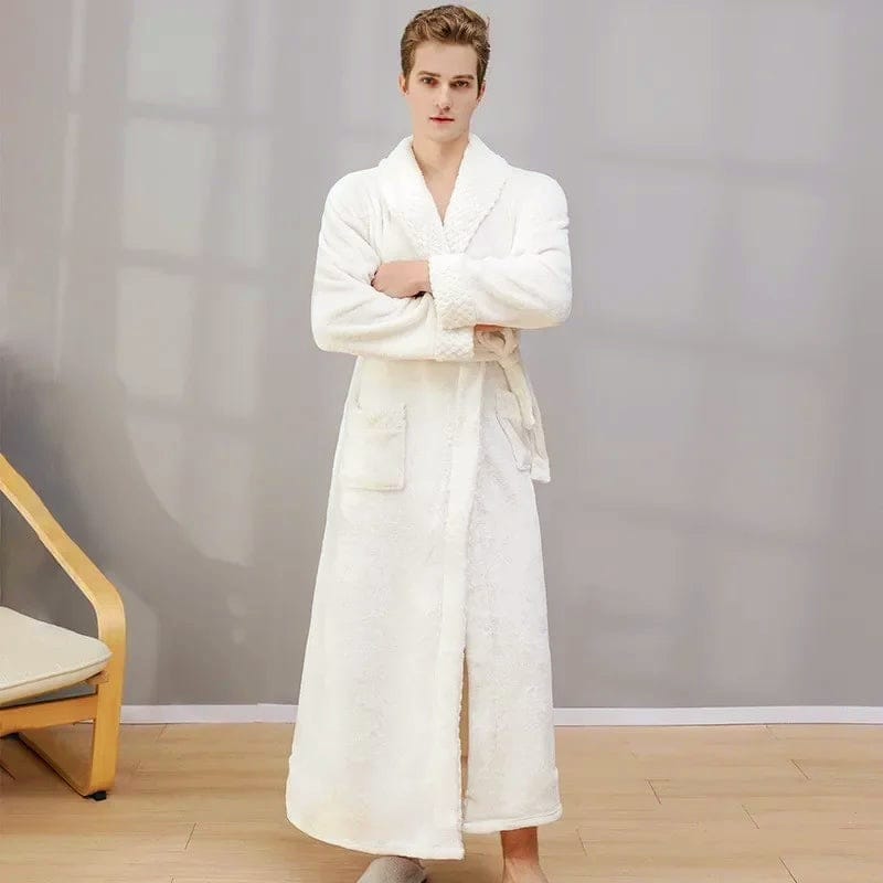 Luxury unisex bathrobe for winter