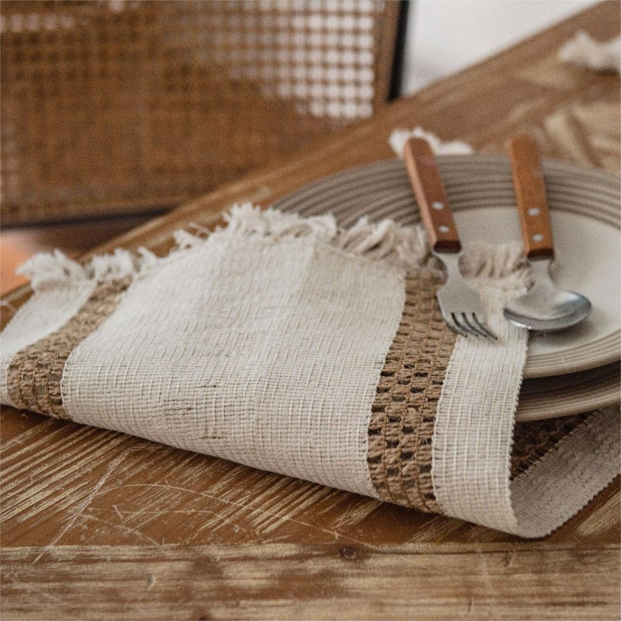 Hemp Rope Weaving Table Runner