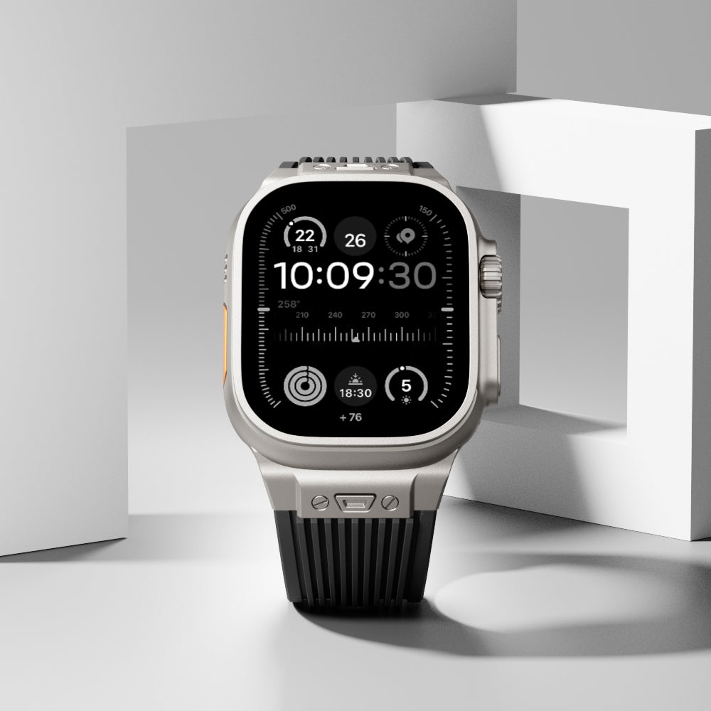 RM Designer strømlinet silikonebånd til Apple Watch