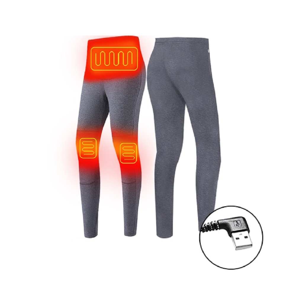 Electric heated winter thermal underwear set