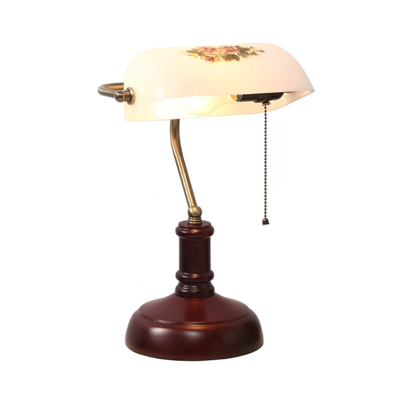 EvoLicht - Vintage Lampa Stołowa w Kształcie Półcylindra