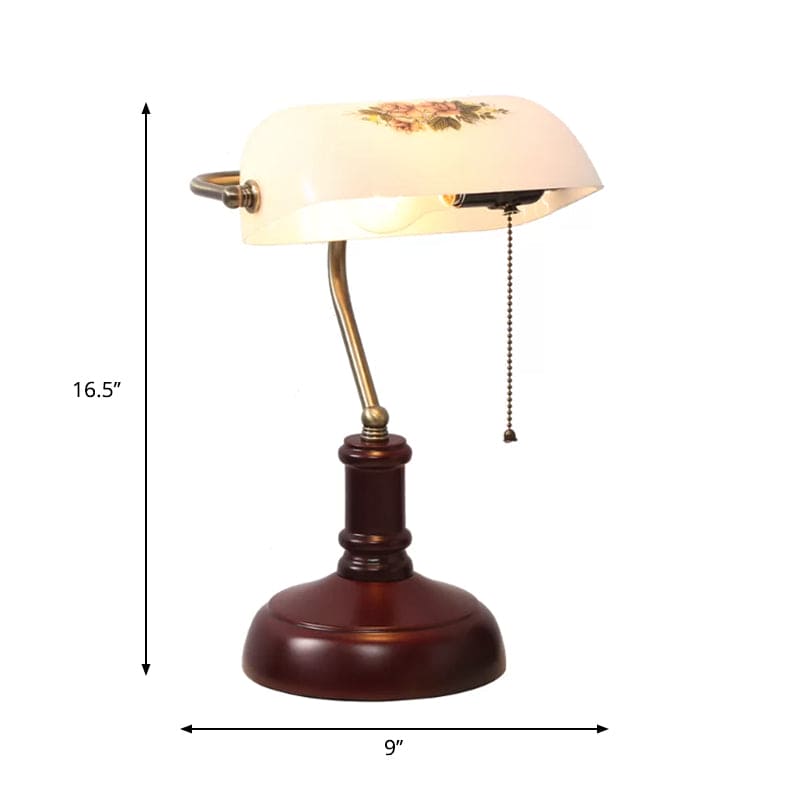 EvoLicht - Vintage Lampa Stołowa w Kształcie Półcylindra