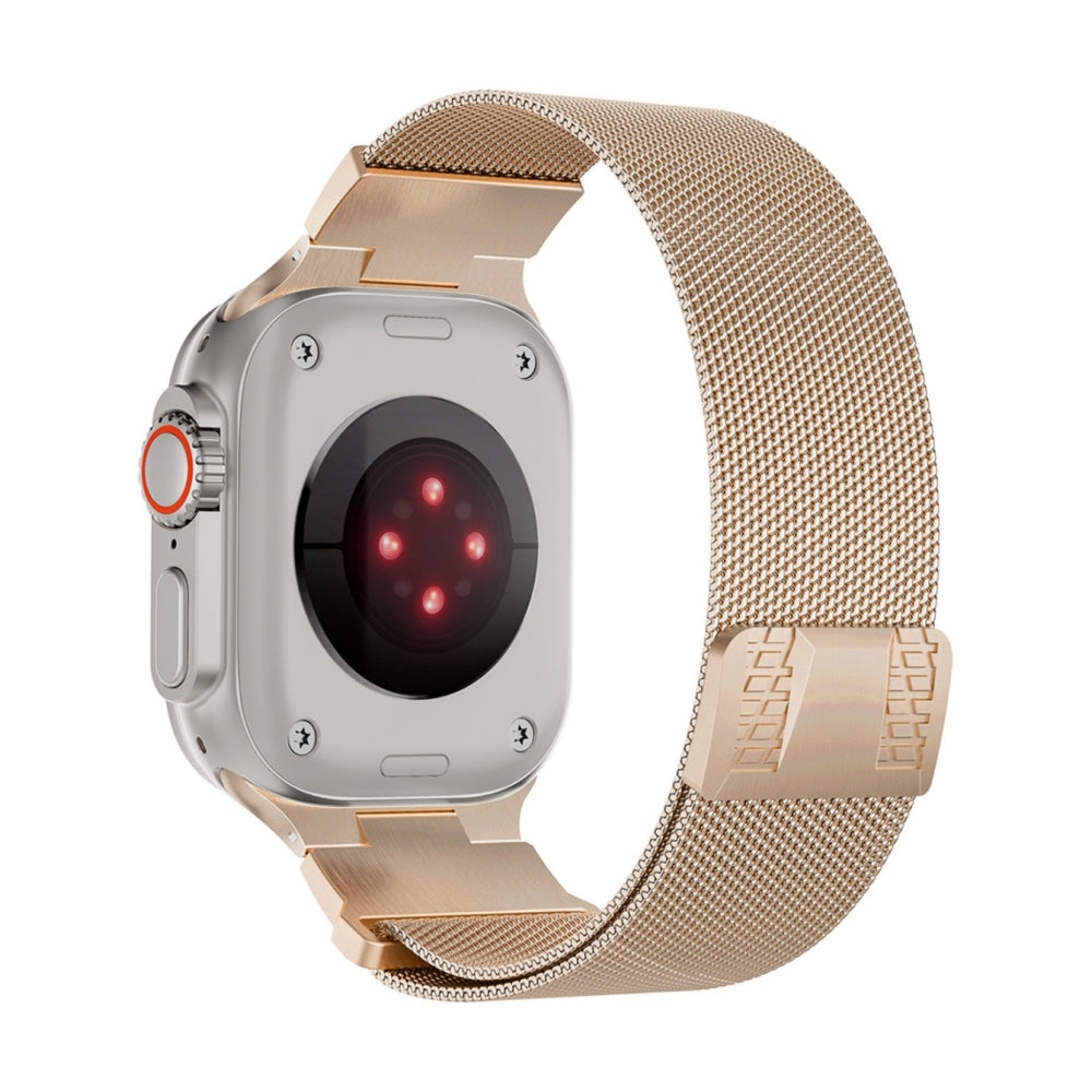 Luxus Mecha Milan mágneses fém szíj Apple Watch-hoz