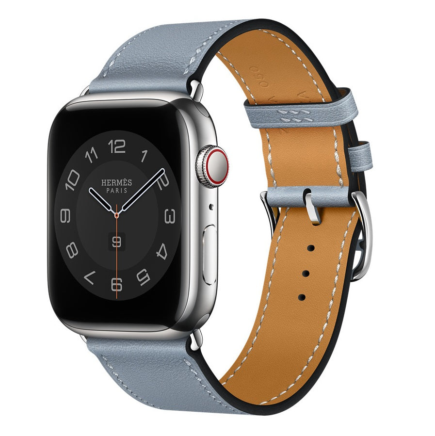 Apple watch genuine leather hand-stitched strap