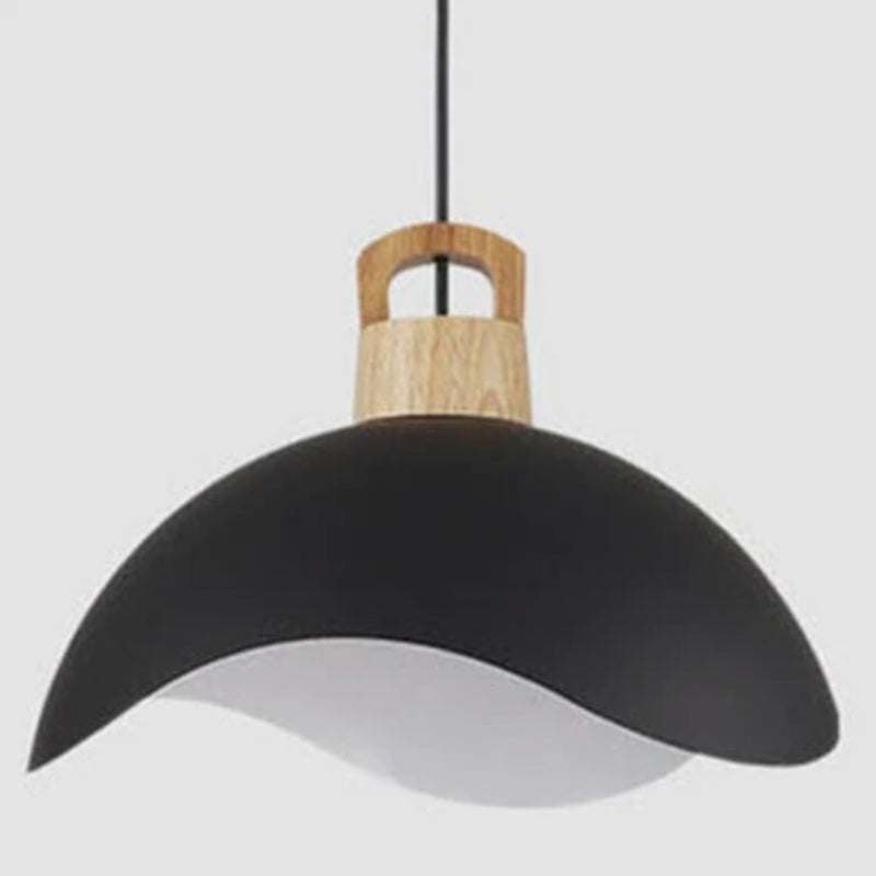 ElegantLuxe - Wintage Lampa Wisząca w Czarnym Metalu