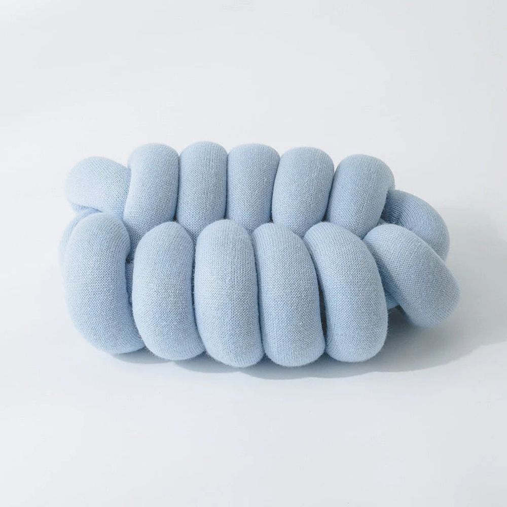 Coussin en peluche noué Splendid Ellipse