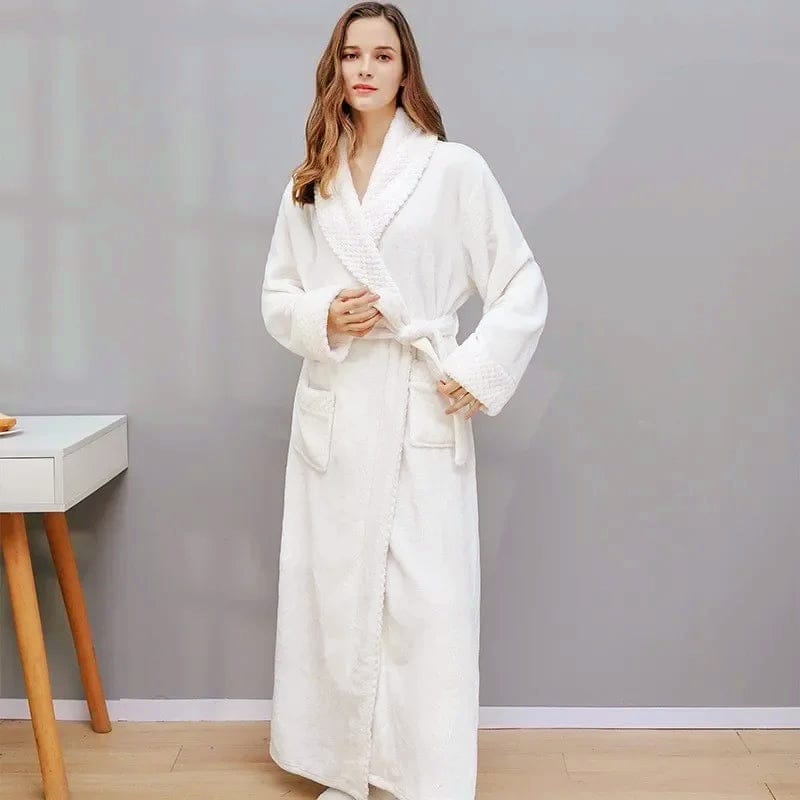 Luxury unisex bathrobe for winter