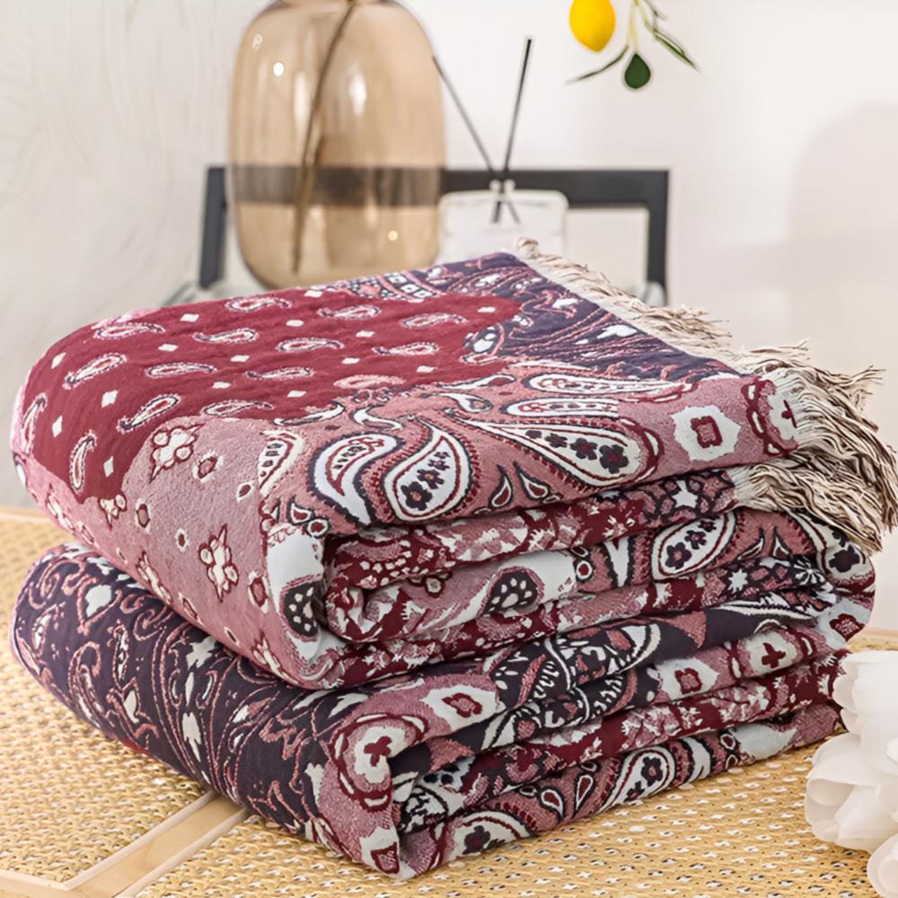 Bohemian Paisley Bliss Decke