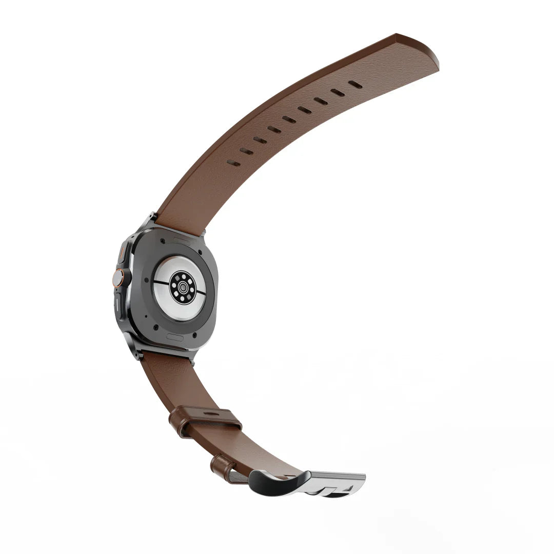 Pulseira de Couro Horween para Samsung Galaxy Watch Ultra