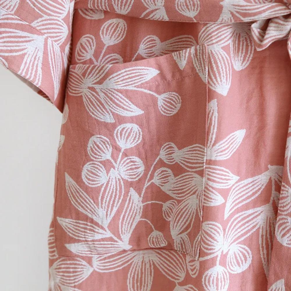 Bloemenbries Kimono Robe