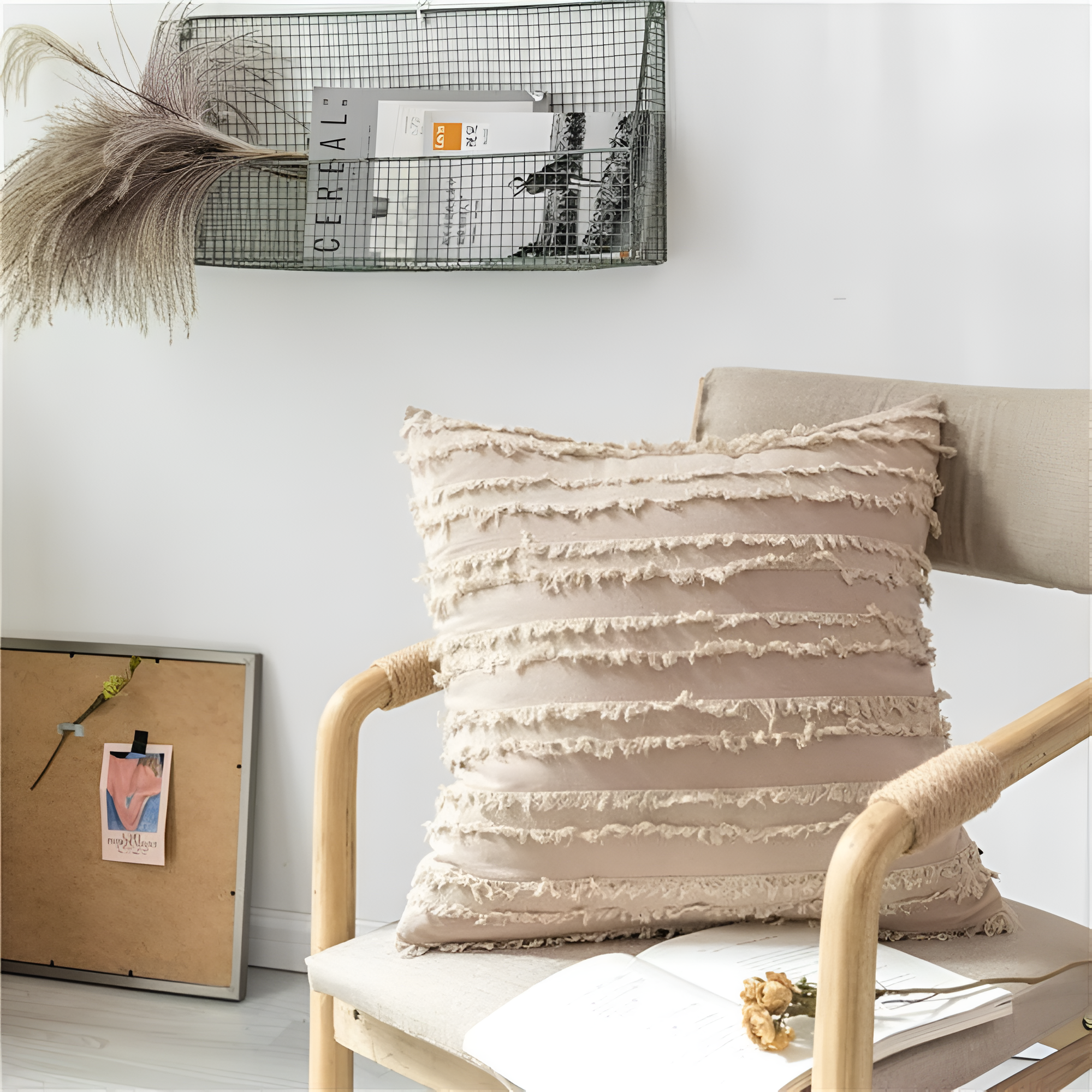 Bohemian Fringe Cushion Cover