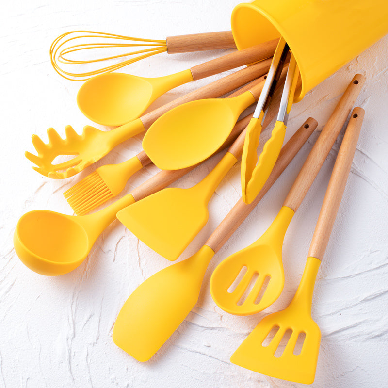 SilicoWare – 12-Piece Silicone Kitchen Utensil Set