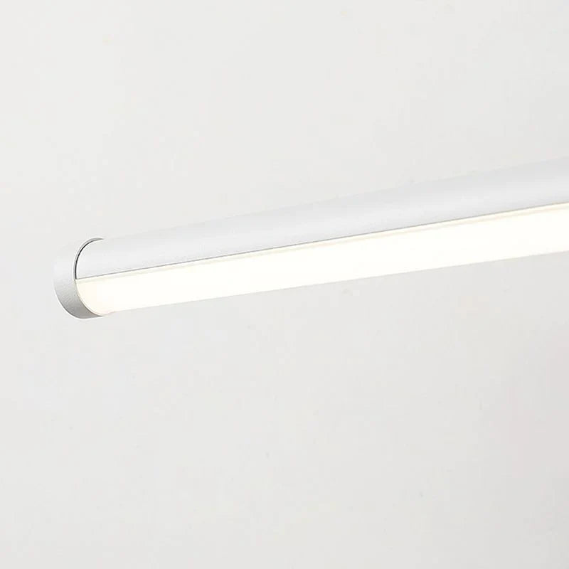 Lâmpada de Parede LED Minimalista Edge Preta/Branca Interior Casa de Banho Metal