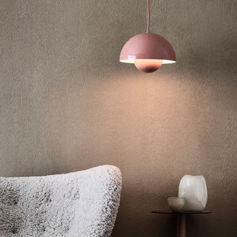 Moderne creatieve 1-lichts hanglamp smeedijzeren geometrisch designlamp