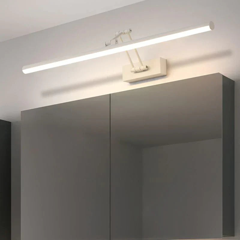 Edge Minimalist LED Wall Lamp Black/White Indoor Bathroom Metal