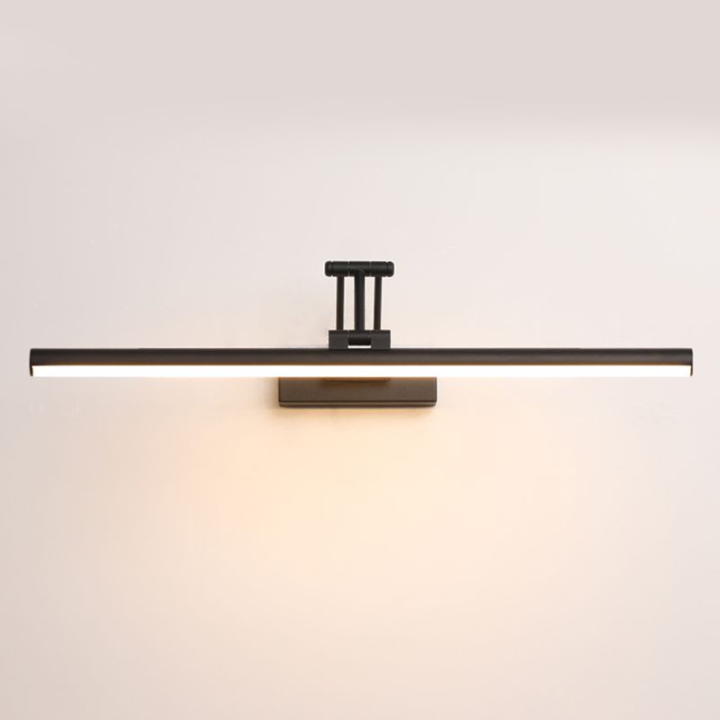 Lampa de perete LED minimalistă Edge Negru/Alb Interior Baie Metal