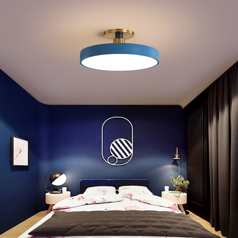 Nordic Minimalist Round Flush Mount Ceiling Light