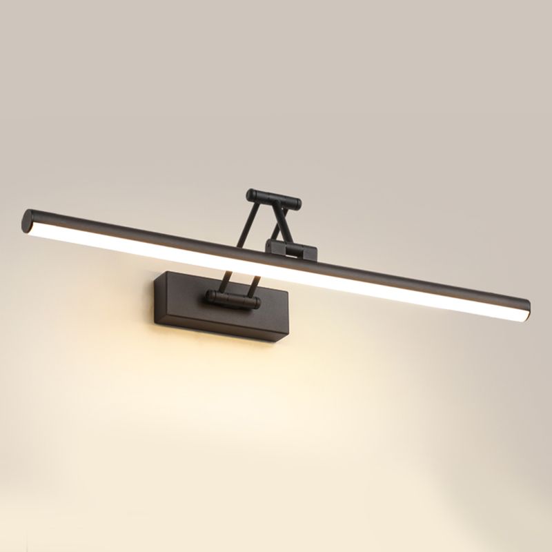 Lampa de perete LED minimalistă Edge Negru/Alb Interior Baie Metal