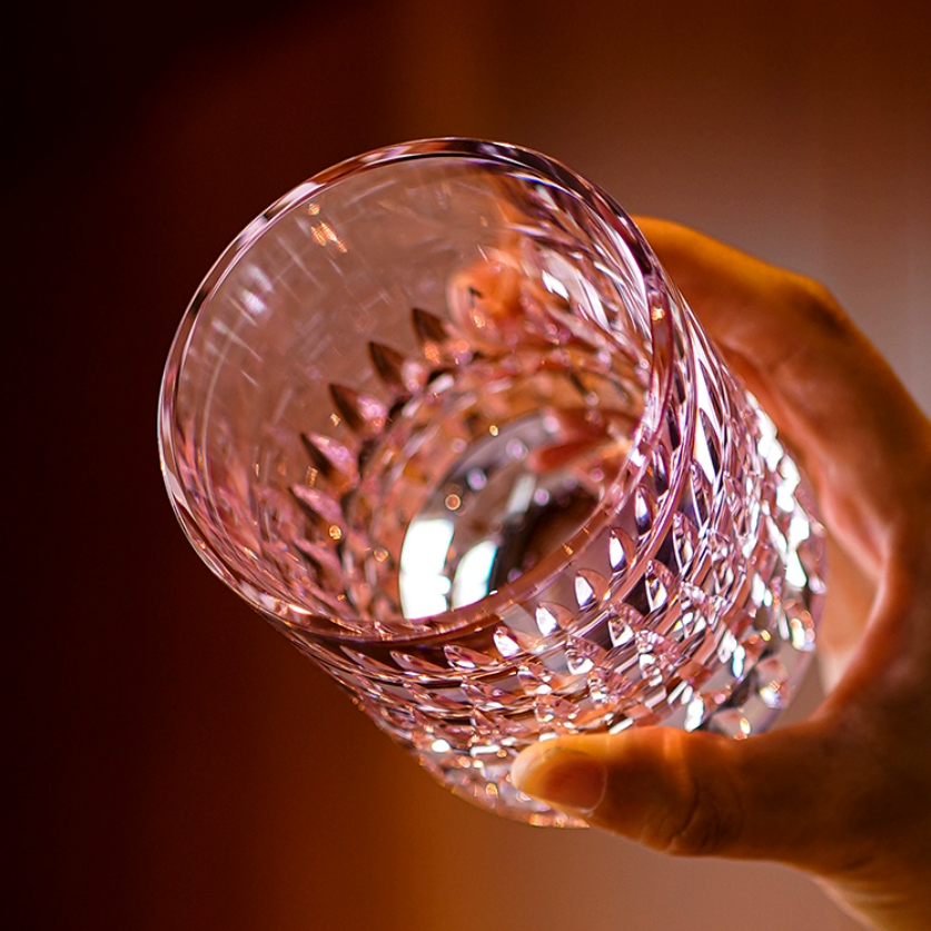 Verre à whisky Edo Kiriko Crystal Royale avec boîte en bois