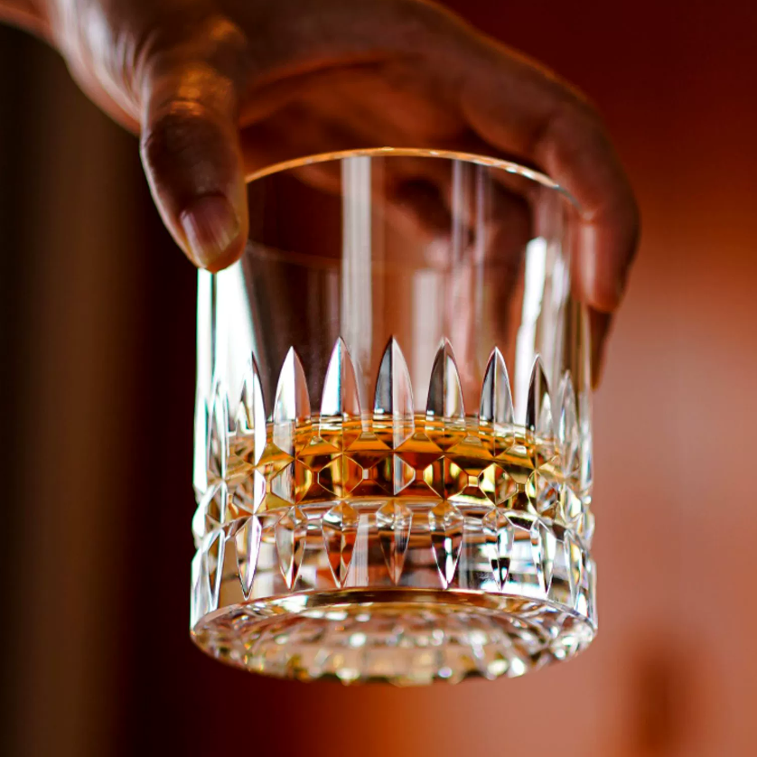 Verre à whisky Edo Kiriko Crystal Royale avec boîte en bois