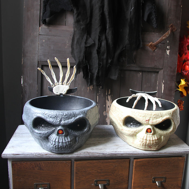 Elektrische Halloween-decoratie Ghost Hand Candy Bowl