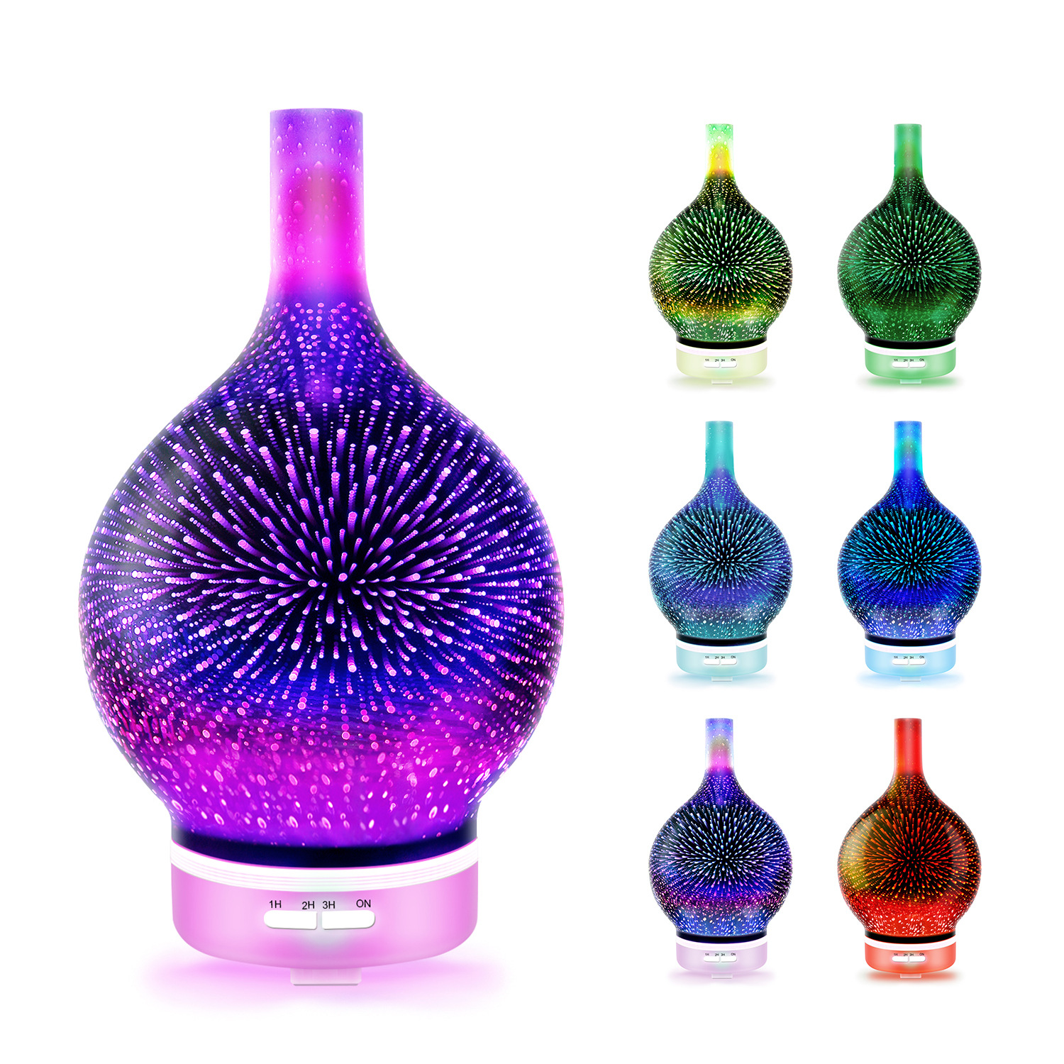 3D-Aroma-Diffusor aus Glasöl