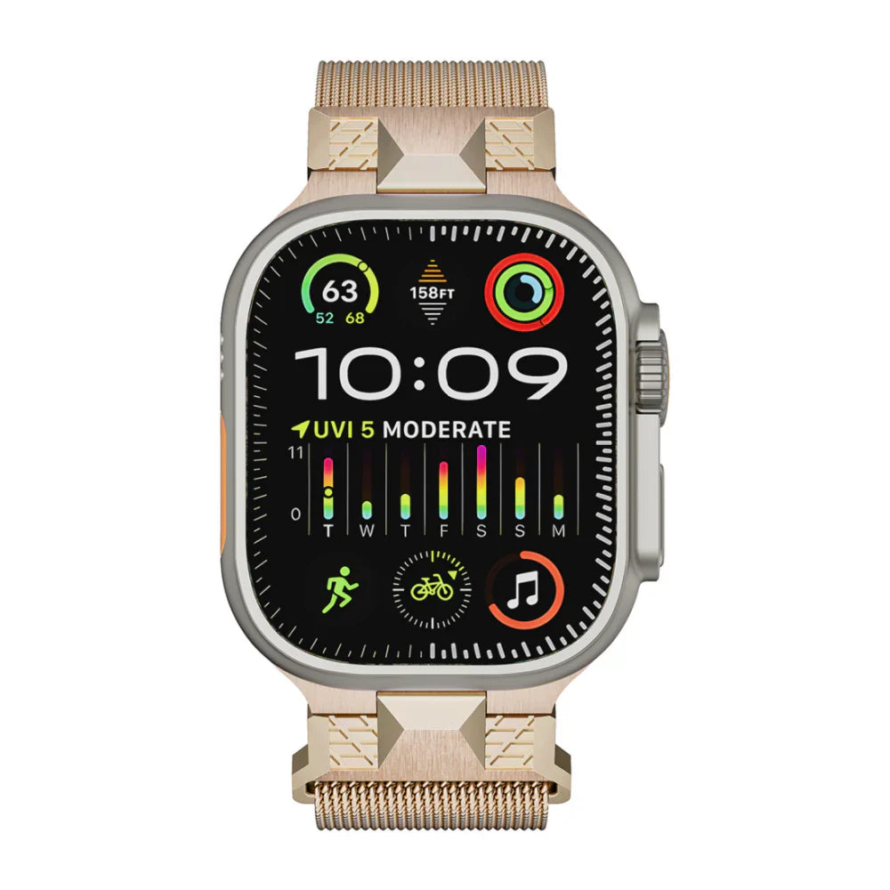 Luxury Mecha Milan Magnetic Metal Band For Apple Watch