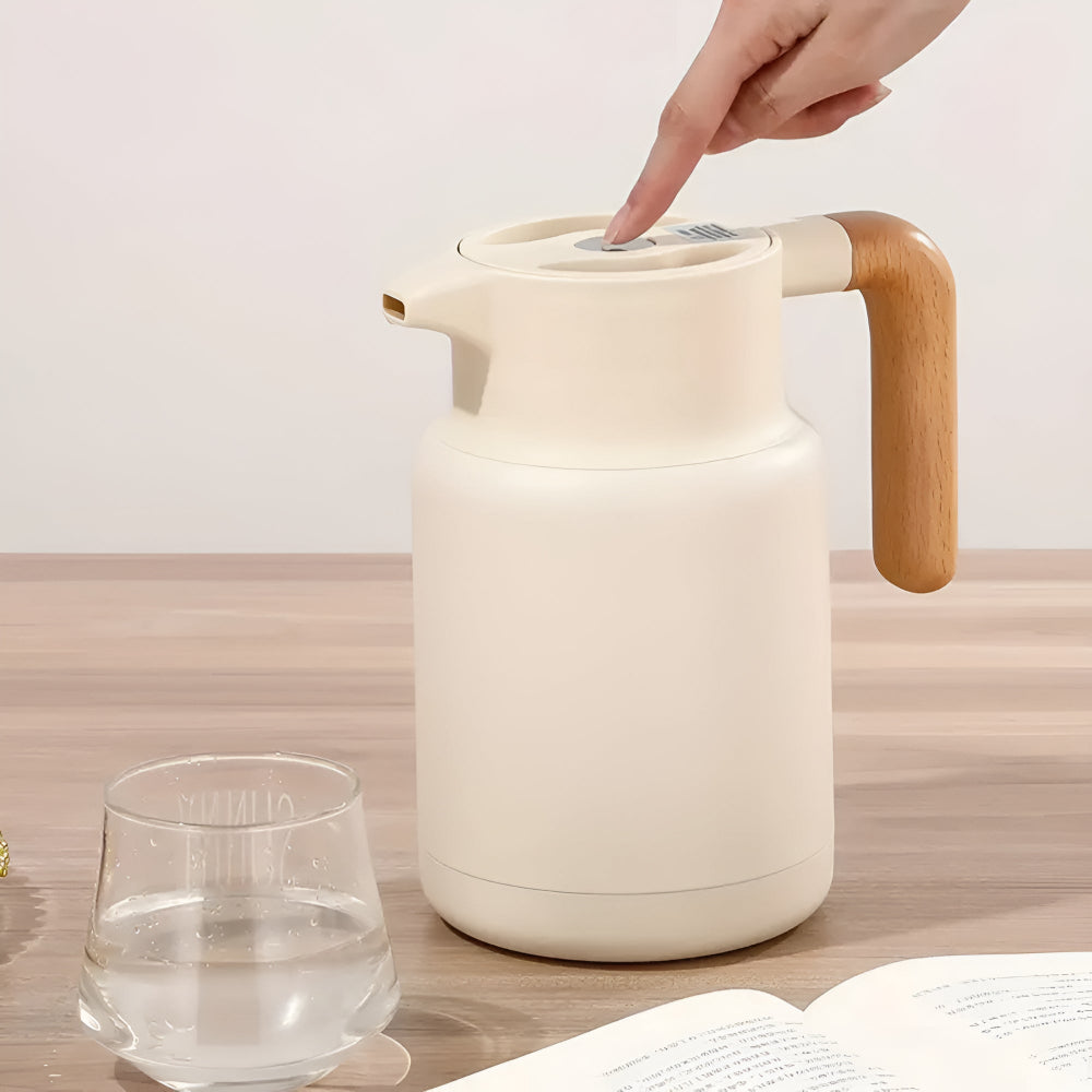 Carafe thermique en bois classique