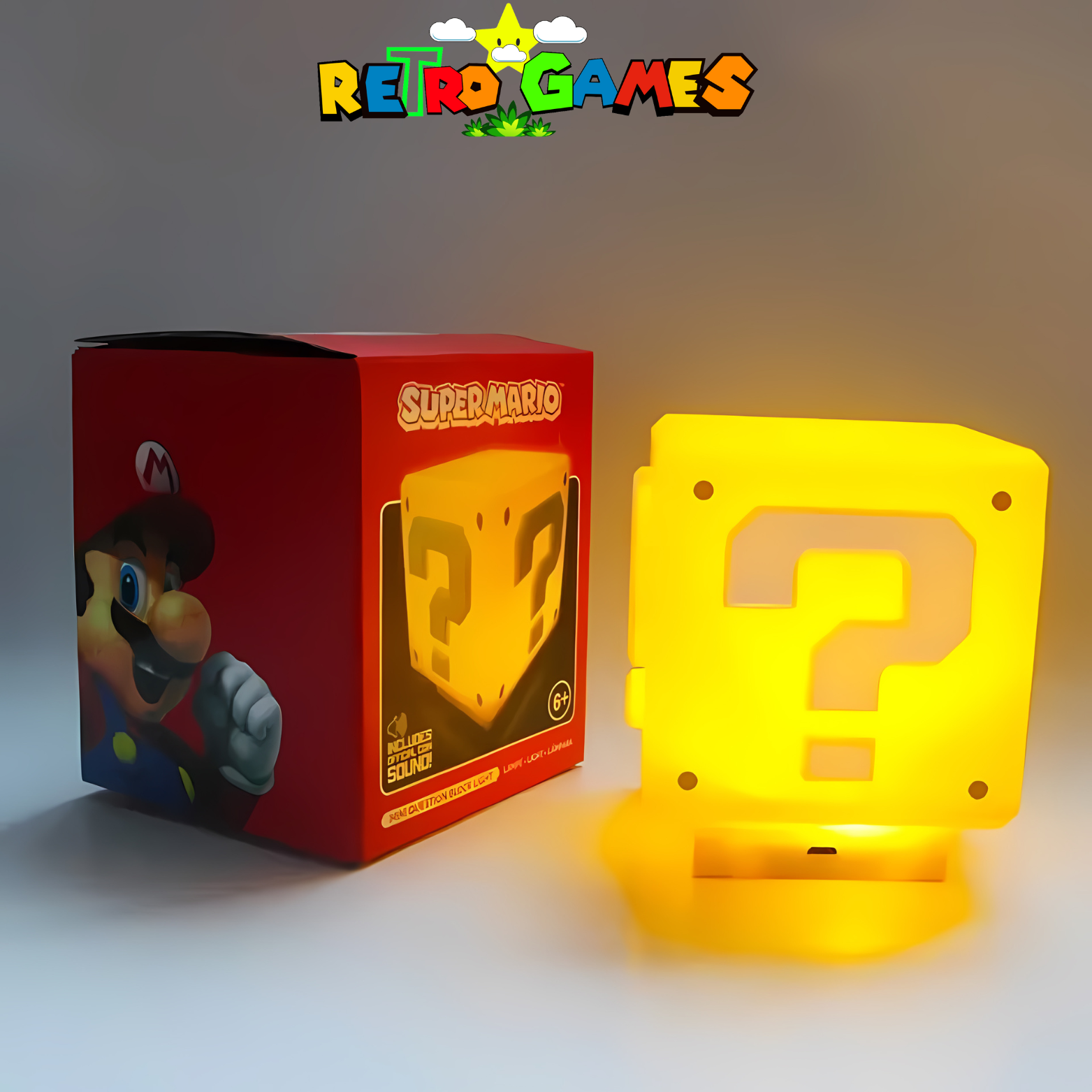 Illuminatore del blocco interrogativo di Super Mario