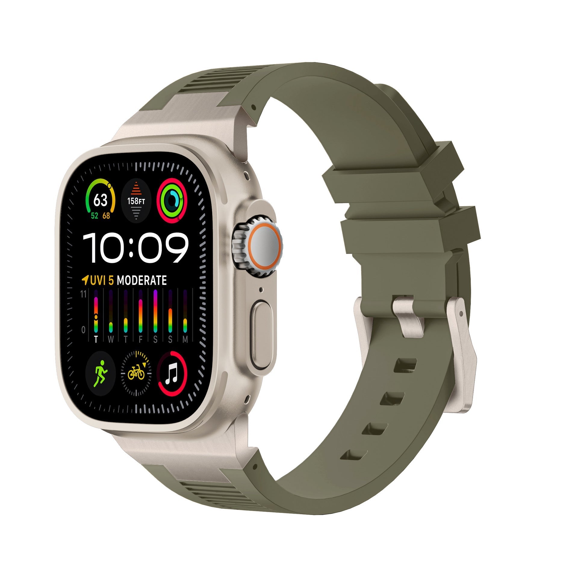 AP Ny Koble Silikonrem For Apple Watch