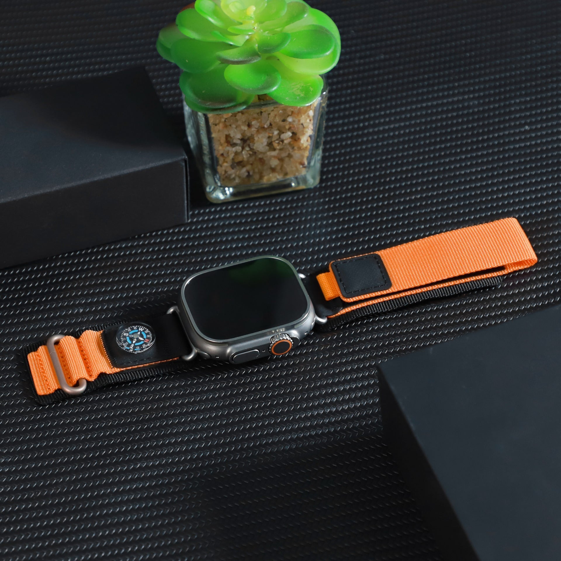 Compass Nylon Loop Strap For Apple Watch