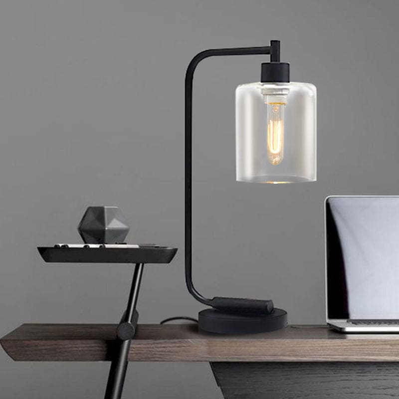 Ambiance - Elegant cylindrical table lamp for a modern design